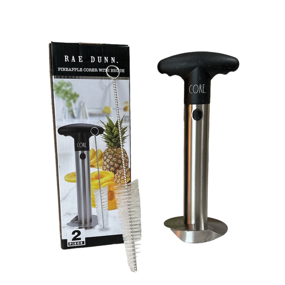 NEW Rae Dunn CORE Pineapple Corer with Brush  🍍🍍🍍